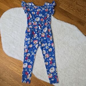 Tea Collection Floral Romper, Girls Size 14